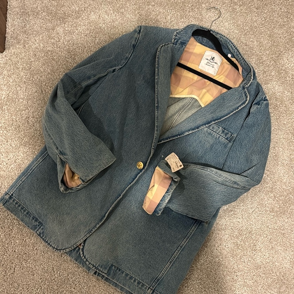 Denim blazer